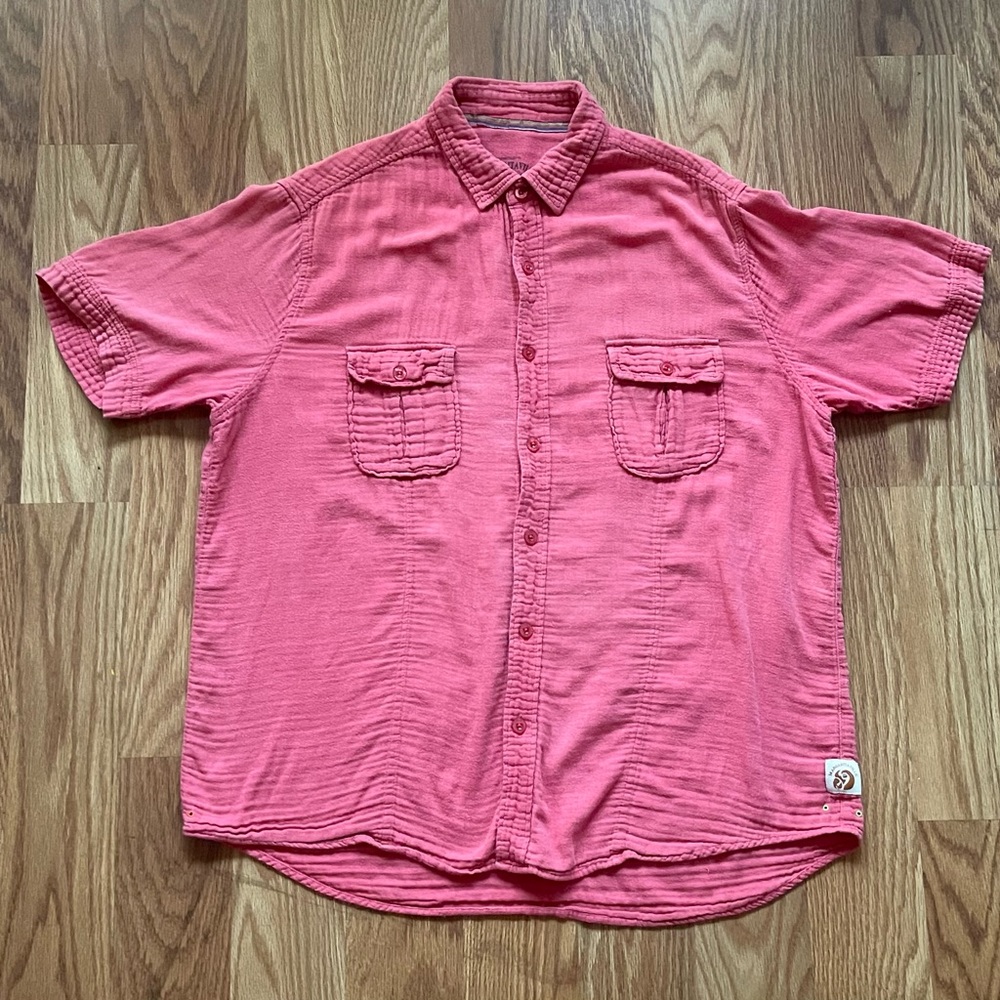 Coral Margaritaville for Tasso Elba Button Up